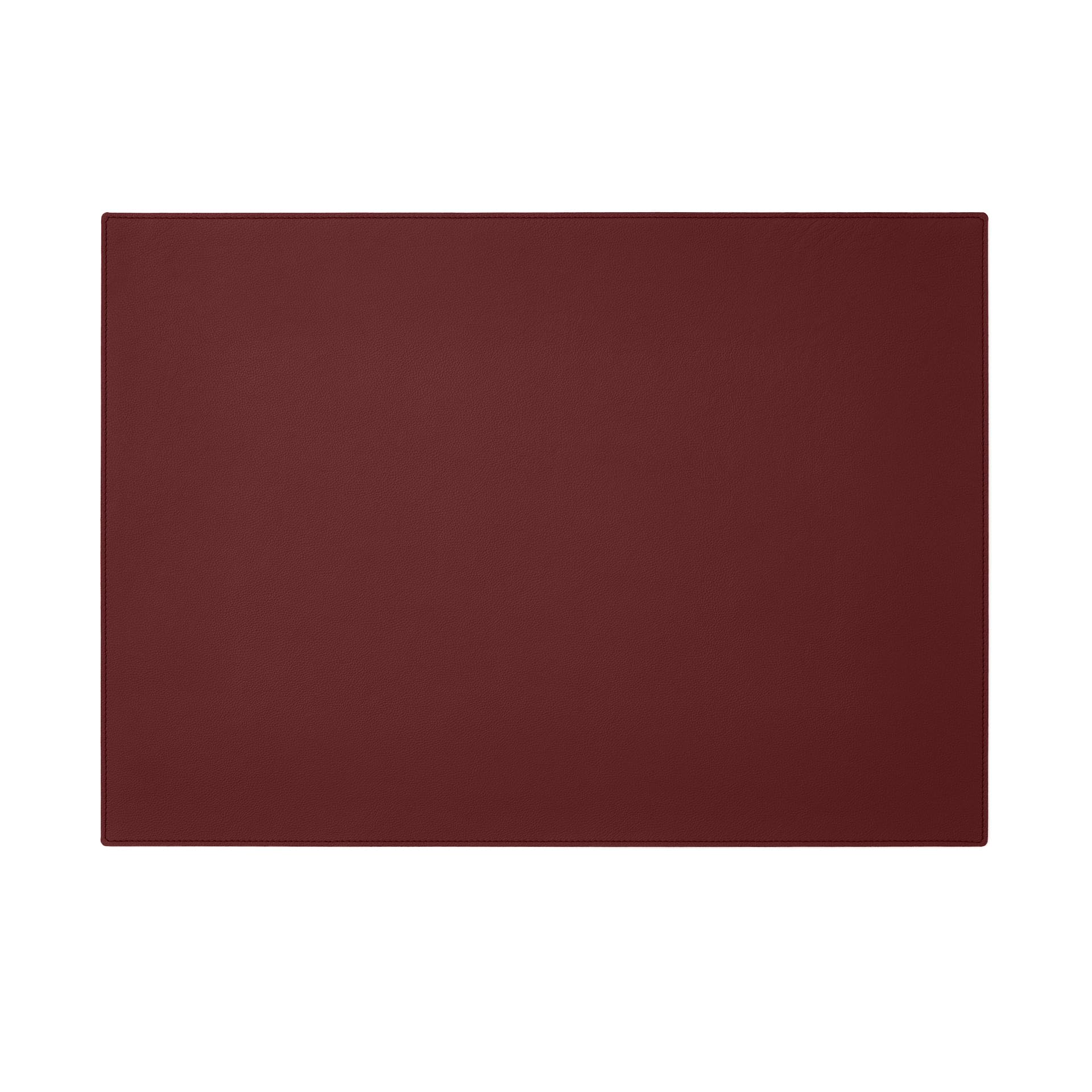 Eglooh - Palladio - Desk Mat for Office Made of Fine Real Leather Burgundy Red - Desk Pad cm 70x50 - Large Mouse Pad with Handmade Stitchings and Non-Slip Bottom - Made in Italy — image 1