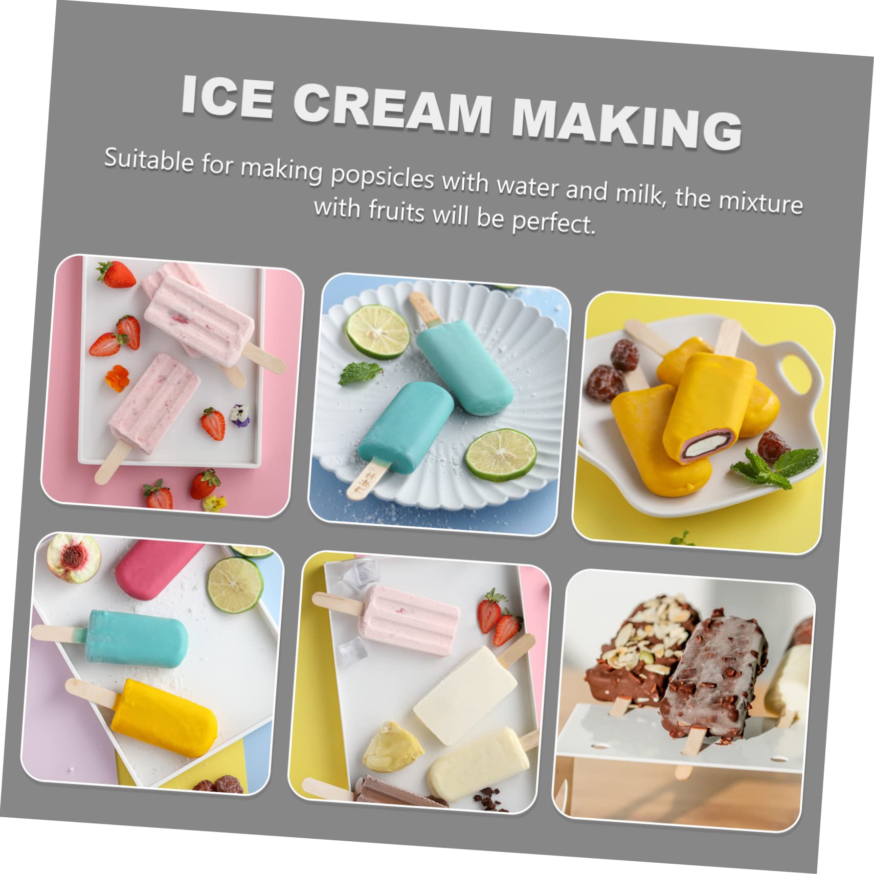 PartyKindom Moule à Glace Maison Pour Facile à Utiliser Et Réutilisable Pour Cas Glacés Diy