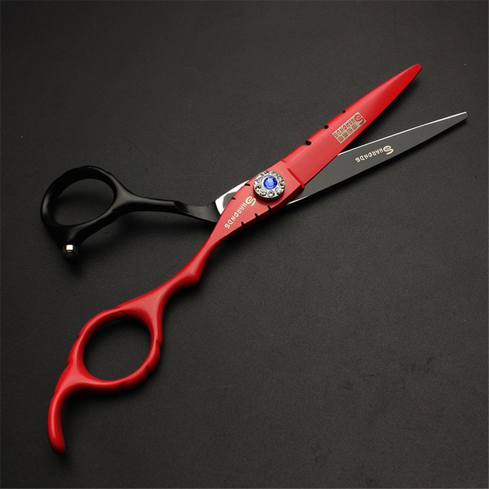 Tijeras profesionales de peluquería de 15,24 cm de 440C de corte y adelgazamiento de pelo (juego de tijeras)