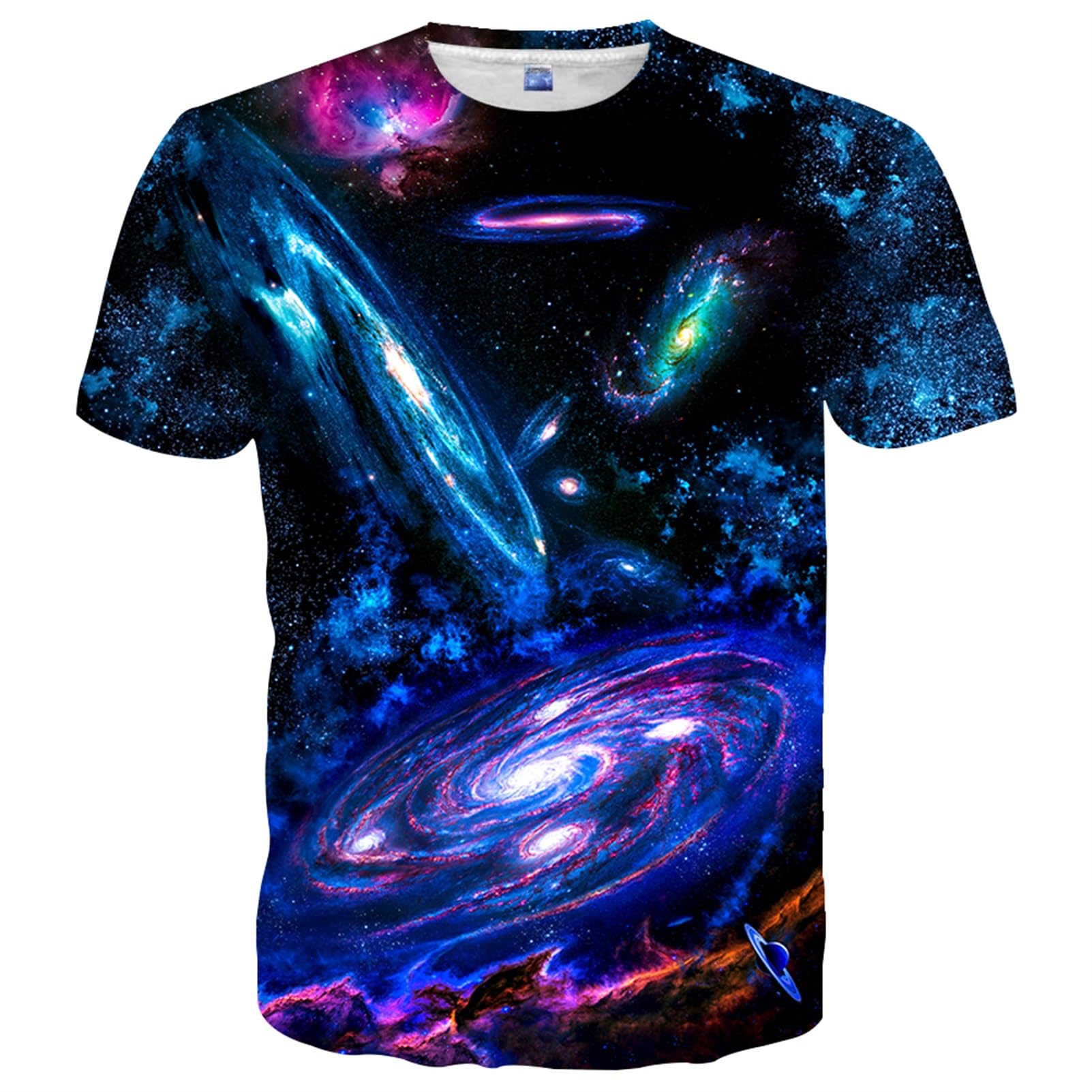 LinnhoyMen's Women's Shirts Unisex 3D Graphic Print Fashion T-Shirts for Adults Teens Novelty Casual Tee Tops Size S-XXL