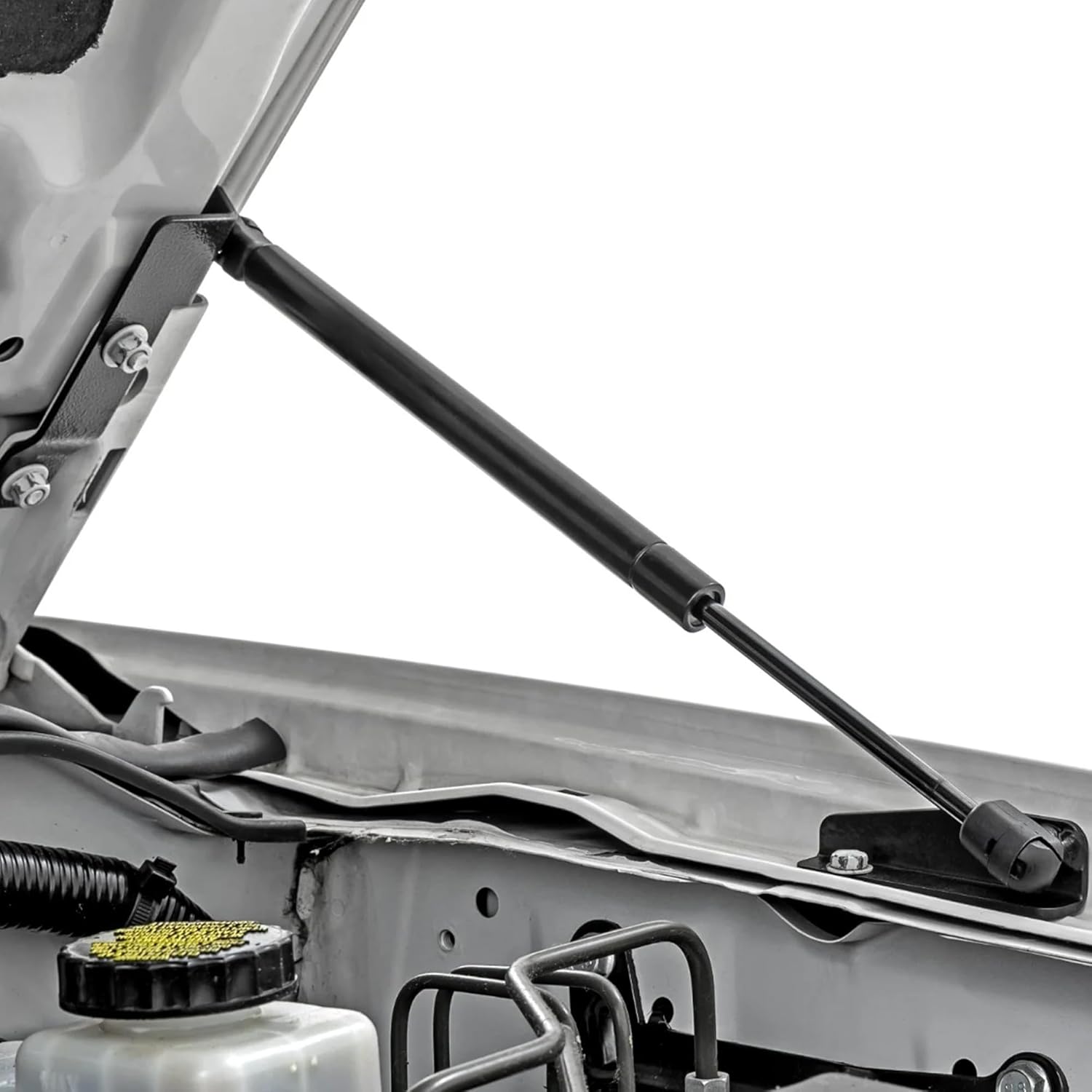 Rough Country Hydraulic Hood Assist for Nissan Frontier (2005-2021) - Hands-Free Lift, Easy Bolt-on Hood Struts (Pair)