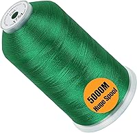 Vista 126 de New brothread - Bobina única de 5000 m de hilo de poliéster para máquina de bordar 40WT para máquinas comerciales y domésticas - Marigold