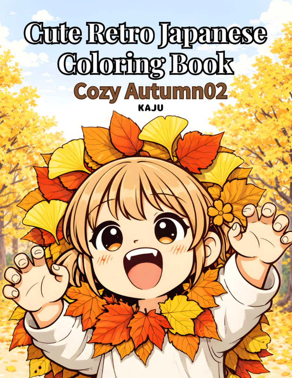 Cute Retro Japanese Coloring Book Cozy Autumn02: 30 Cute Chibi Scenes from Nostalgic Japan – Bold & Easy Coloring Designs for Adults Featuring Cozy Autumn Food & Funny Moments in Retro Japan