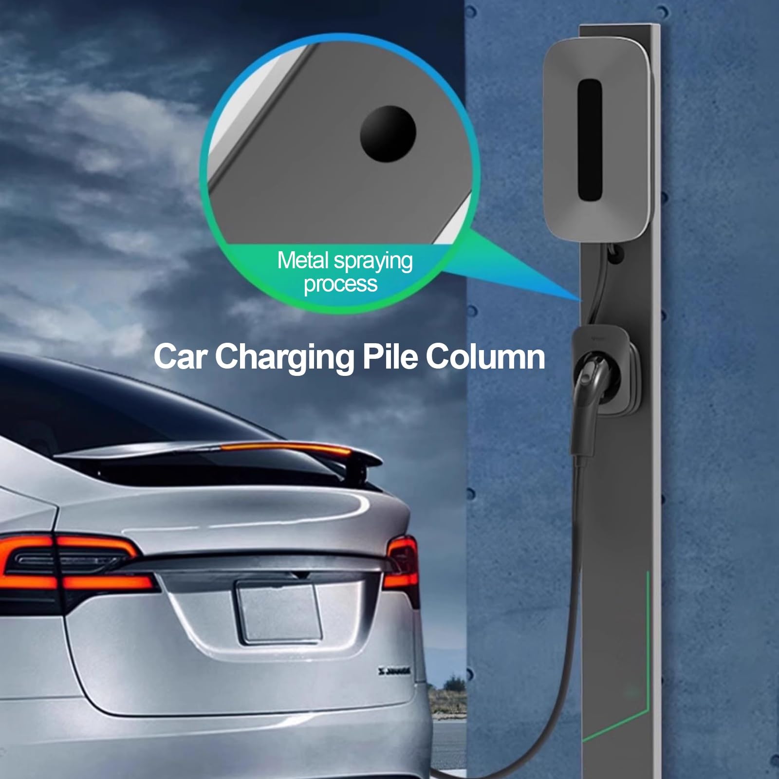 Colonne de Pile de Charge, Colonne de Pile de Chargeur de Voiture EV, Stations de Recharge de Voiture électrique, Pile de Chargeur de Voiture à Nouvelle énergie, Colonne de Charge de Voiture