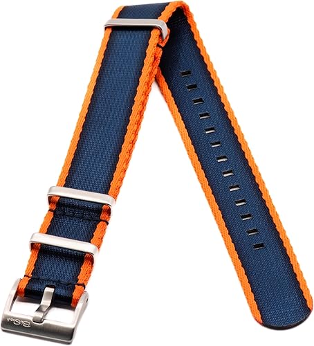 Miniatura 8 de BluShark - AlphaPremier Ultra Premium - Correa de reloj de nailon - Hebilla de acero inoxidable de varios tamaños y correas de repuesto para hombres