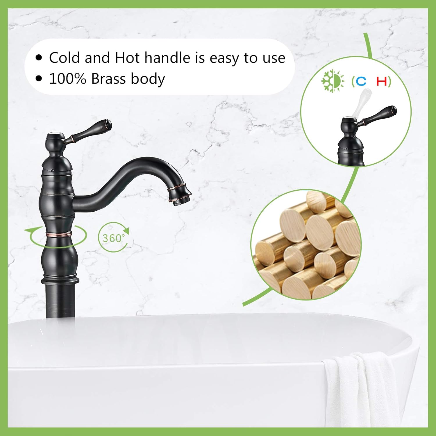 Buy 1 get 1 Freestanding Tub Filler Oil Rubbed Bronze Floor Mount Bathtub Faucet Clawfoot Single Handle 360 Degree Swivel Spout Single Lever Brass Mixer Tap