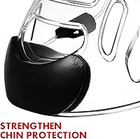 Vista 7 de Taekwondo Sparring Gear - Cubierta facial desmontable para jóvenes, cómoda, transpirable y resistente a los impactos