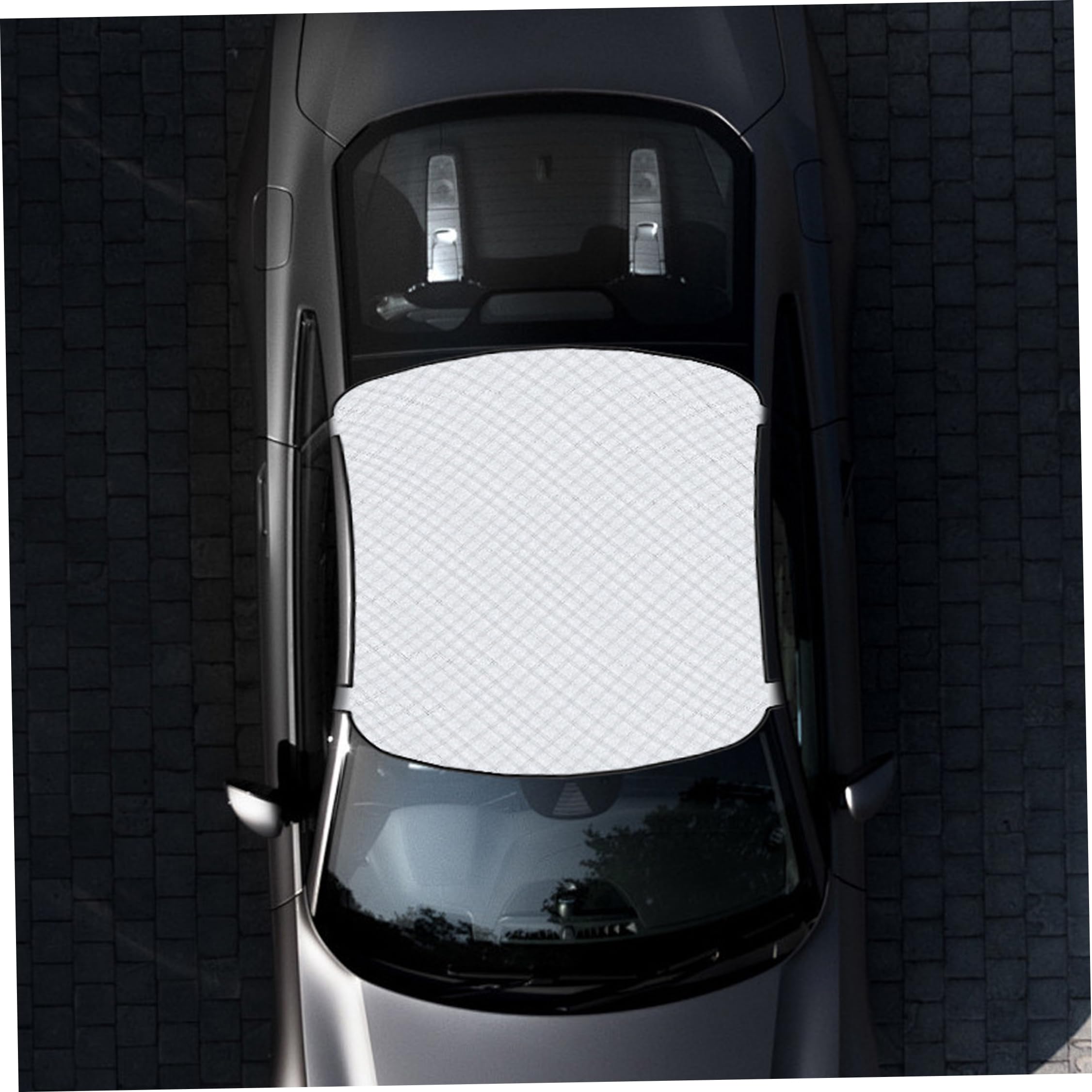 Pare-Soleil de Toit ouvrant Isolant Double Couche avec Clip de Porte antivol – Pare-Soleil pour intérieur Voiture, Protection Contre Les intempéries pour toits ouvrants panoramiques, 150 x 115 cm