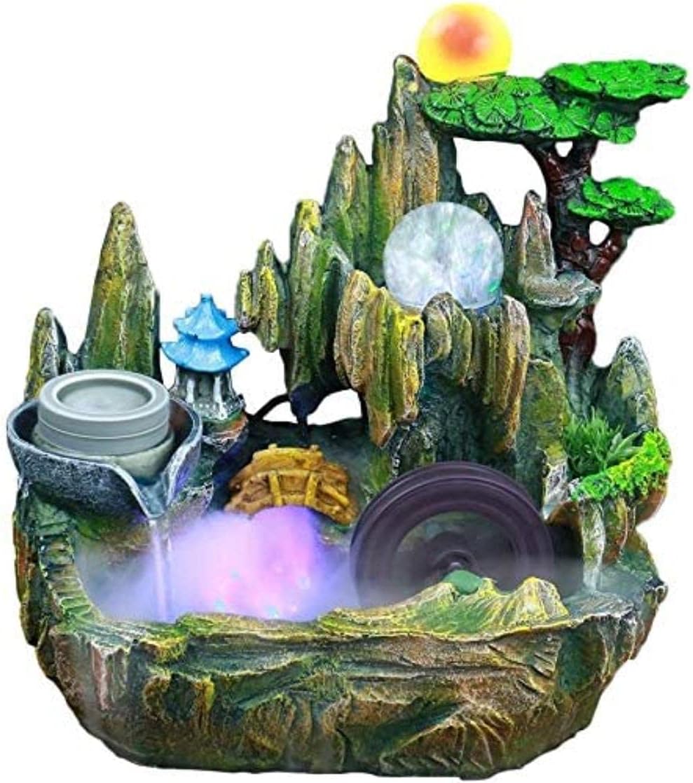 Flash Deals - 80% OFF April Gift Rockery Fountain, Indoor Water Fountains Artificial Landscape Desktop Fountain, Desktop Water Fountain Waterfall Hotel Rooms for Bedroom Office Homes Apartments(110, U.S. regulations) Flash Deals - 70% OFF April Gift Rockery Fountain, Indoor Water Fountains Artificial Landscape Desktop Fountain, Desktop Water Fountain Waterfall Hotel Rooms for Bedroom Office Homes Apartments(110, U.S. regulations)