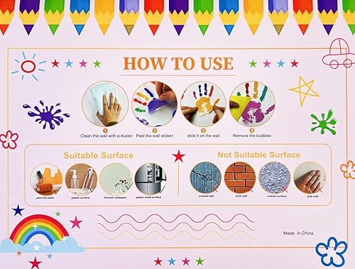 Miniatura 7 de AOWDIAO Calcomanías inspiradoras para pared de aula para niños, cita del futuro del mundo está en esta habitación, calcomanía de vinilo para