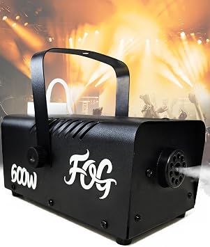 Fog Machine,Automatic Smoke Machine with Wireless Remote Control, Portable Capacity Stage Smoke Machine Fog for Parties, Halloween,600W Wedding, 3 Modes Continuous Spray