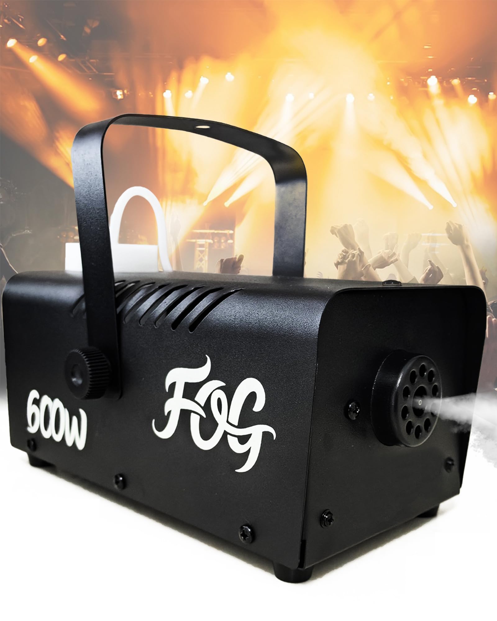 Photo 1 of Fog Machine,Automatic Smoke Machine with Wireless Remote Control, Portable Capacity Stage Smoke Machine Fog for Parties, Halloween,600W Wedding, 3 Modes Continuous Spray