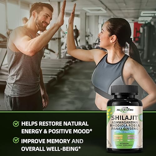 Miniatura 5 de Cápsulas de Shilajit del Himalaya extracto purificado de Shilajit del Himalaya  Apoyo de energía natural y resistencia, vegano, sin OMG antiguo