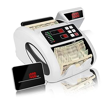 Amazon | 紙幣カウンター 新札対応 【日本専用・ダブルモニター
