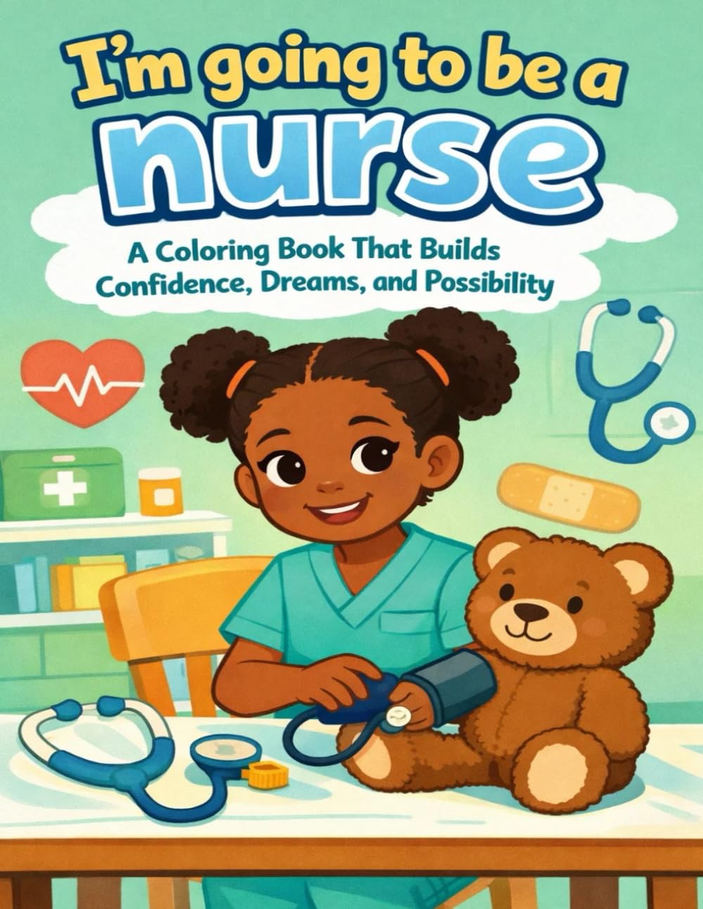 I’m Going to Be a Nurse: A Coloring Book That Builds Confidence, Dreams, and Possibility