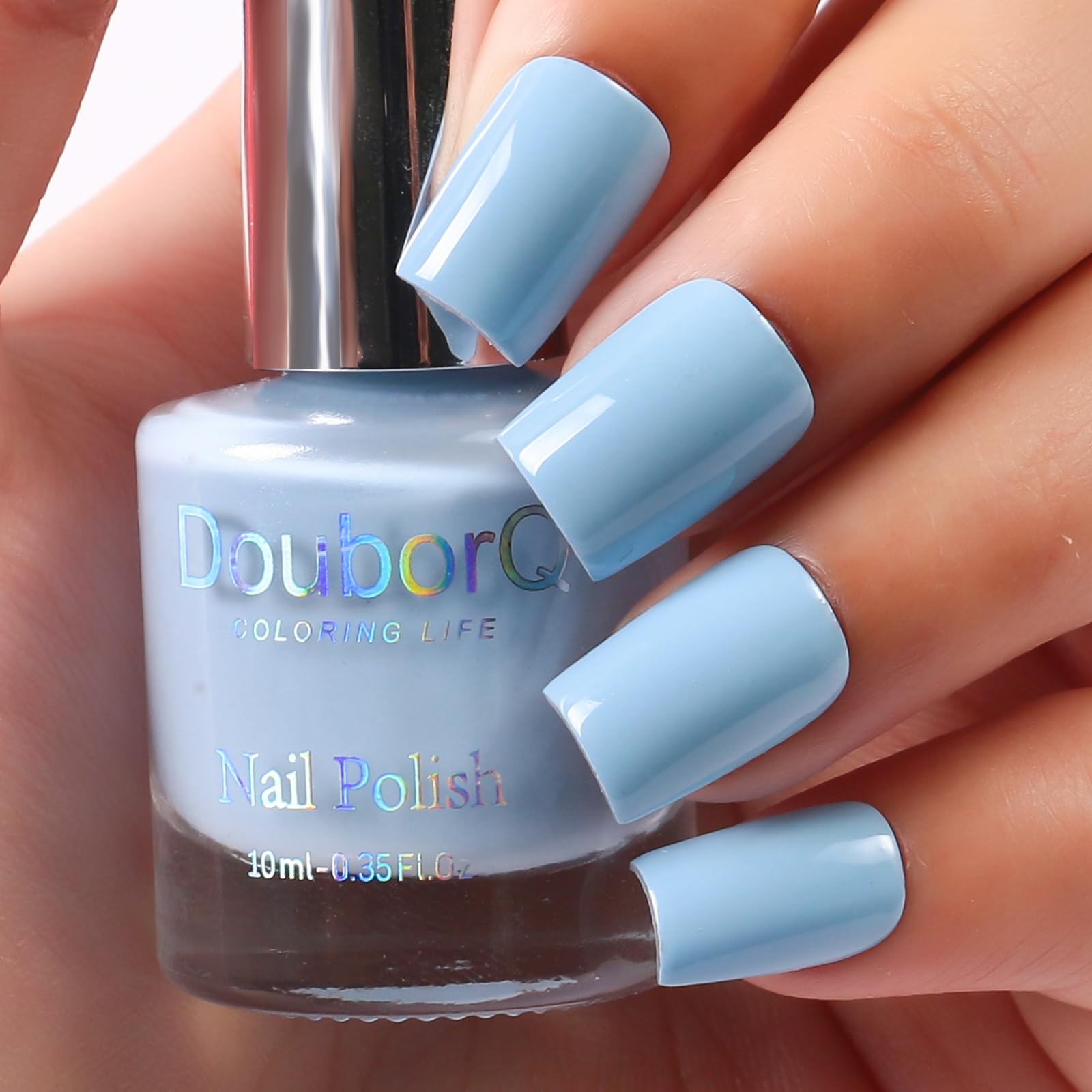 DouborQ Nail Polish Long-lasting Nail Art Varnish (18, 0.35 Fl Oz)