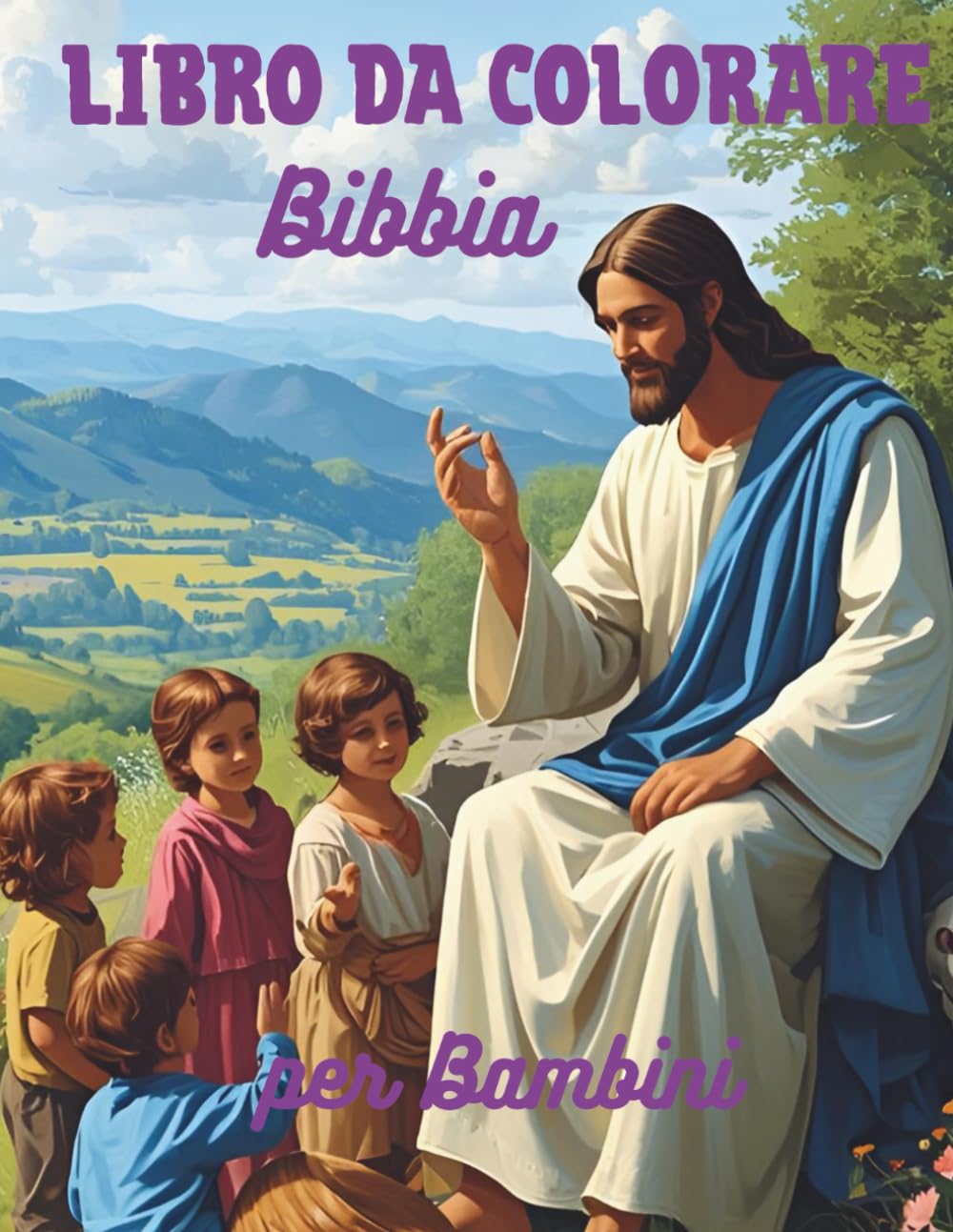 Libro da Colorare per Bambini: Libro da Colorare Bibbia per Bambini