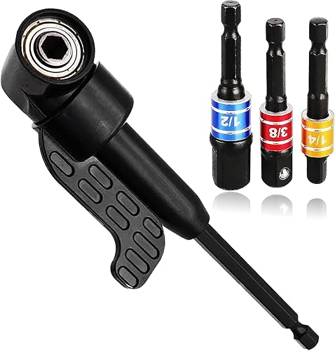 Juego de adaptadores de puntas de destornillador de impacto, 3 piezas, adaptador de enchufe hexagonal, juego de extensión de zócalo con 5.512 in de