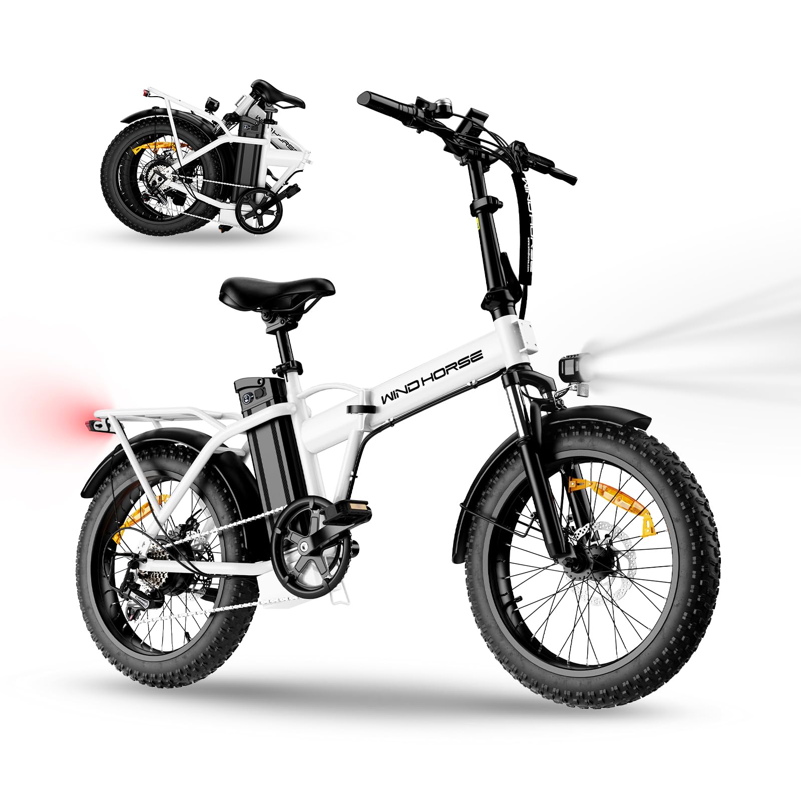 16"/ 20" Folding Electric Bike for Adults, 630W/ 983W Peak, Keyless Start