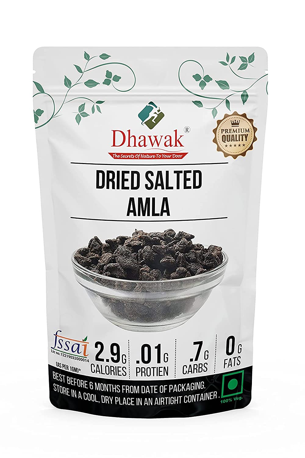 Dhawak Dried Salted Amla - 250 GMS.ck]