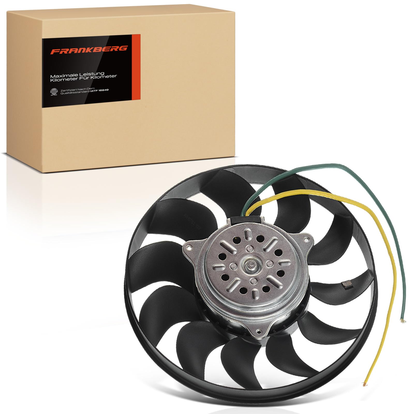 Frankberg Ventilador del radiador refrigeración del motor con motor lado