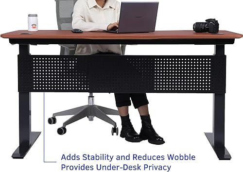 Miniatura 4 de ApexDesk Elite Pro Series - Barra de refuerzo para escritorio de pie, divisor de panel de tocador, expandible de 39.8 a 65.6 pulgadas, compatible