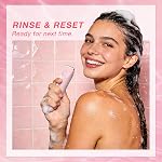 Bikini Trimmer Women, Dual-Head Electric Shaver for Women for Sensitive Areas, USB-C Rechargeable, IP67 Waterproof Rinsable Body Groomer, for Bikini Line, Underarms, Legs & Face