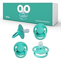 Vista 8 de Love Noobs Chupete de silicona completa, 4 chupetes, chupetes de 0 a 6 meses, chupetes para recién nacidos sin BPA, chupetes de silicona, chupete
