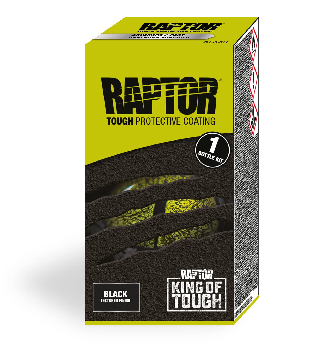 U-POL RAPTOR Revêtement, 1 set de 948 ml incl. durcisseur, noir avec pistolet RAPTOR Standard UBS