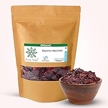 Pure Tree Certified Organic Kashmiri Lal Mirch | 100 Gm | Red Chilli Whole | Sabut Lal Mirch | Kashmiri Chilli Lal Mirch Whole Strong Smoky Spice | Dry Red Chilli Whole