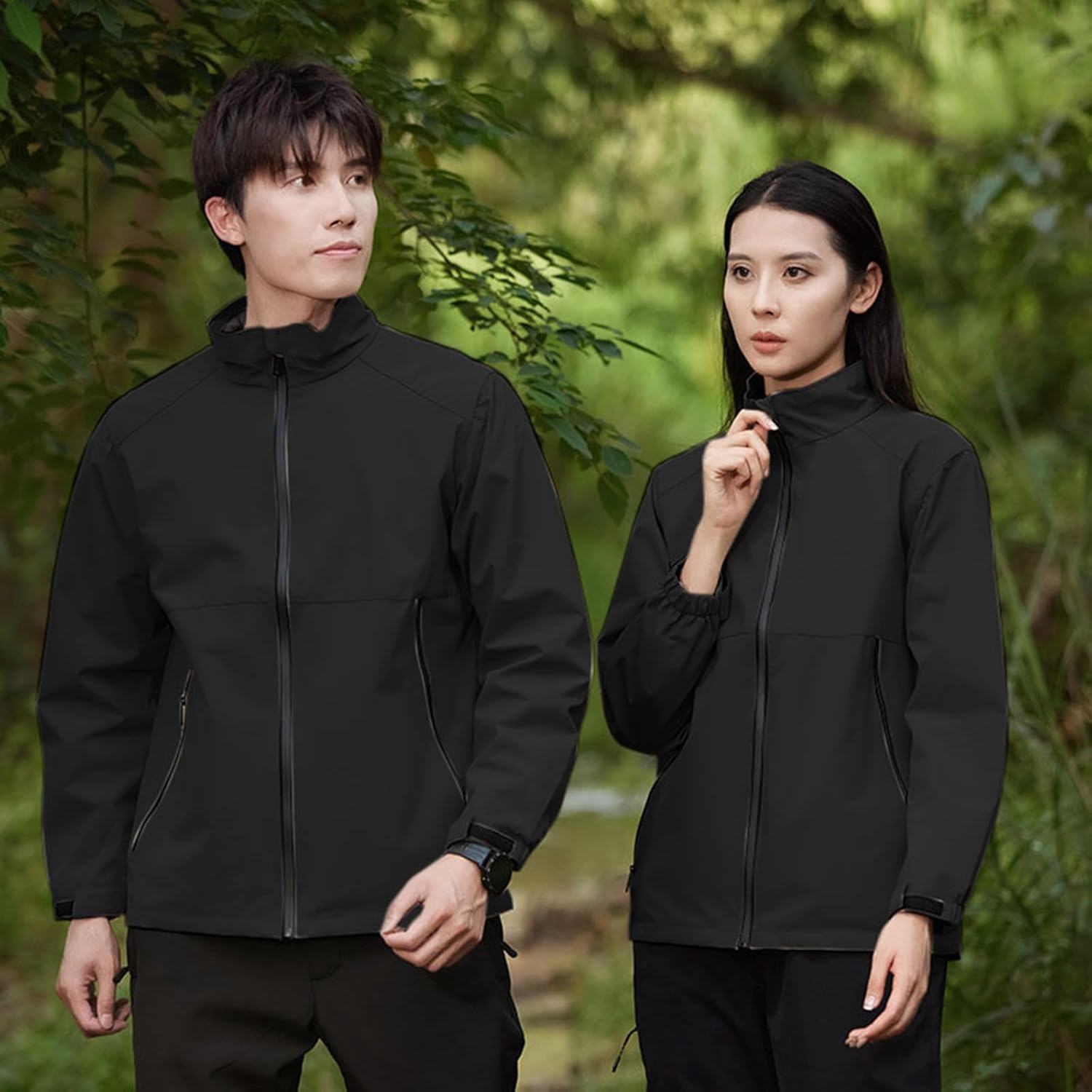 Herren Regenjacke Softshell - Leichte Windjacke Wasserdicht Für Outdoor & Stadt