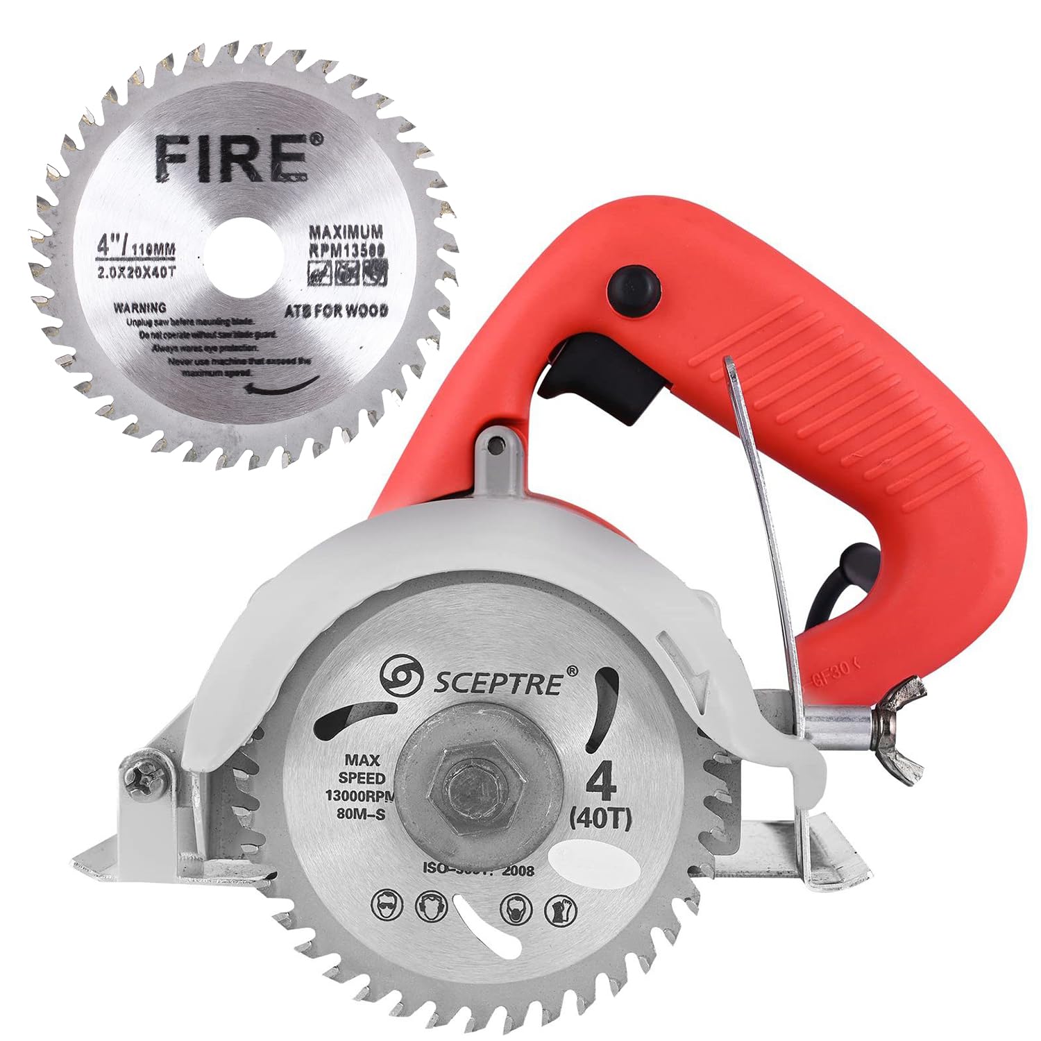 SCEPTRE SP-4SB Marble Cutter Heavy Duty Multipurpose Machine with Powerful Motor Suitable for Cutting Tiles with Saw Blade 4”, 110 MM with Maximum RPM 13500 (Combo Pack) (B0CGDVLZWG) Amazon Price History, Amazon Price Tracker