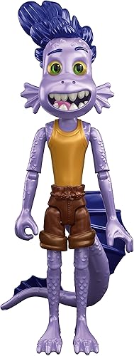 Disney and Pixar Luca Alberto Scorfano - Juguete de película con figura de acción, altamente posicionable con elementos de cambio de color, piezas