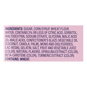 SweeTARTS Rope Bites Mixed Fruit Flavored Candy, Resealable Bag, 8 oz | Bite-size chewy ropes, mixed fruit flavors, resealable share bag, snacking, lunchbox, party candy