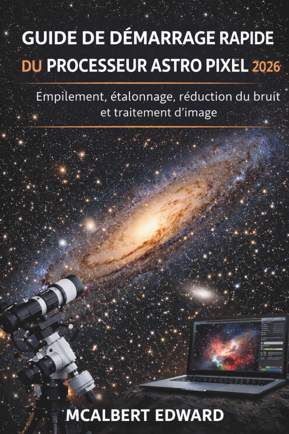 GUIDE DE DÉMARRAGE RAPIDE DU PROCESSEUR ASTRO PIXEL 2026: Empilement, étalonnage, réduction du bruit et traitement d'image