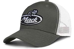 Mack Truck Gear: Embroidered Unisex Trucker Hat for Ventilation and Style