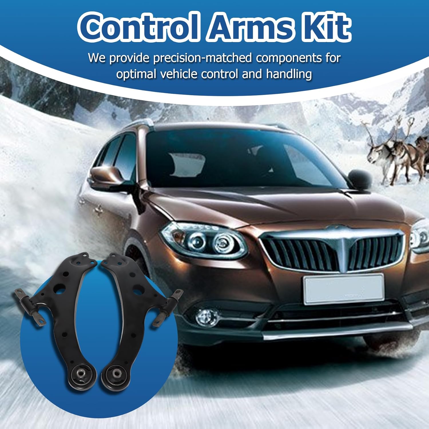 WFLNHB 14PCS Front Lower Control Arm Tie Rods Replacement for Toyota Camry 2007-2011