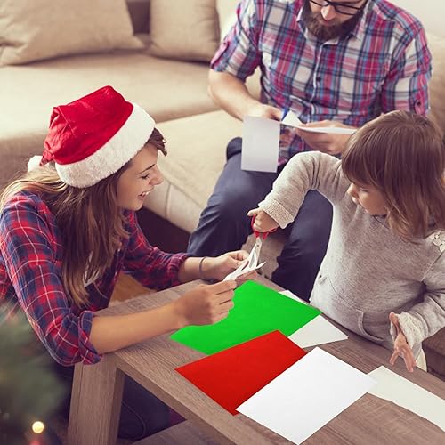 Miniatura 4 de 12 hojas de fieltro adhesivas, hojas de fieltro autoadhesivas de 7.9 x 11.8 pulgadas, forro de fieltro para cajón, hojas de tela para Navidad,