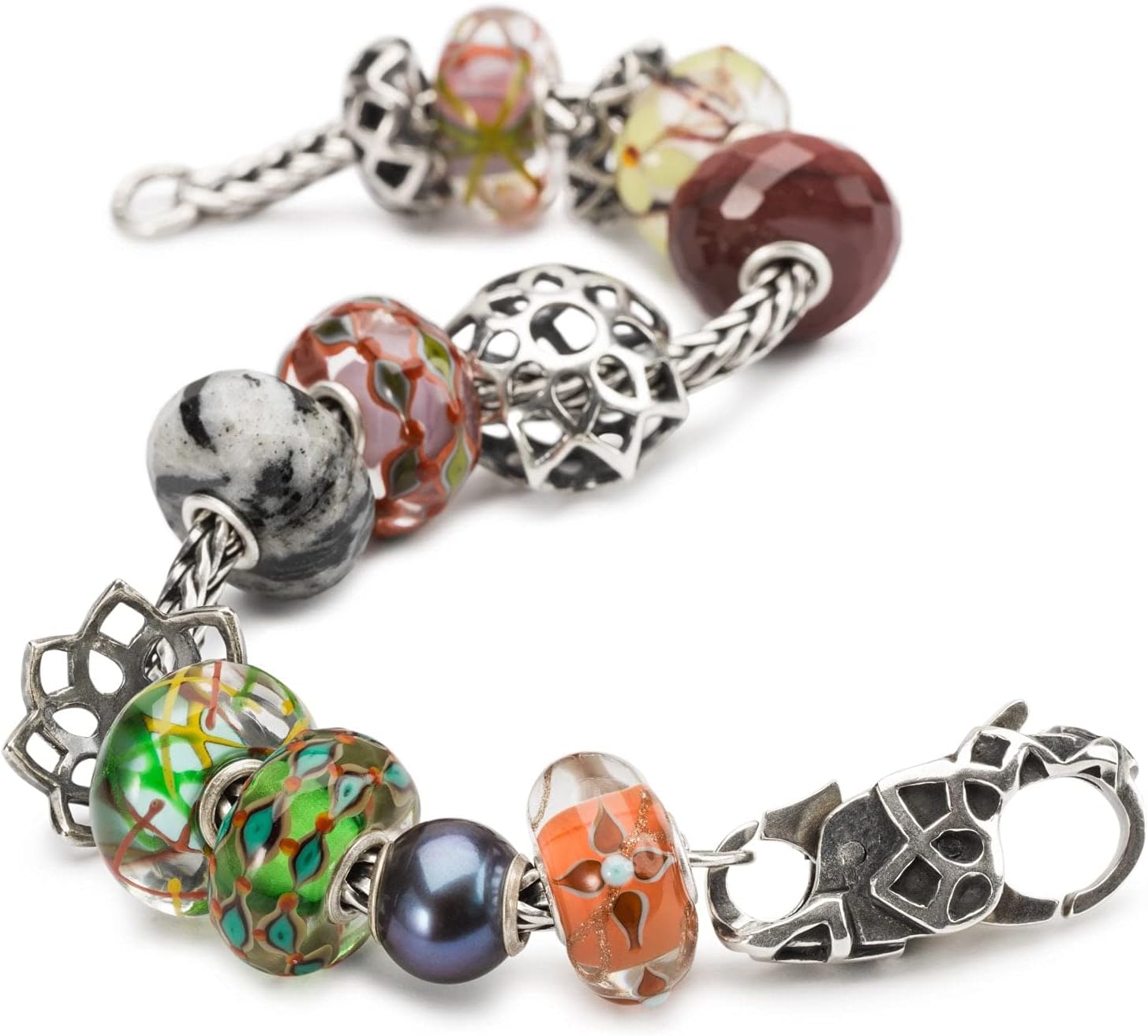 Field Green Bead by Trollbeads