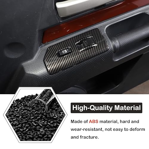 Miniatura 4 de 2 piezas de interruptor de elevación de ventana de puertas delanteras compatibles con Toyot FJ Cruiser 2007-2021 Aunginsy interruptor de elevación