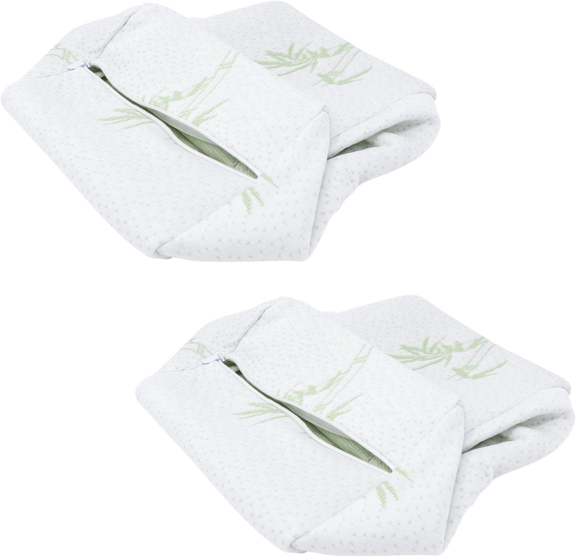 2-Pack Replacement Knee Pillow Covers - Washable Replacement Leg Pillowcase - Cooling Breathable Soft Leg Pillowcases - Replacement Covers for Knee Pillows - Universal Fit