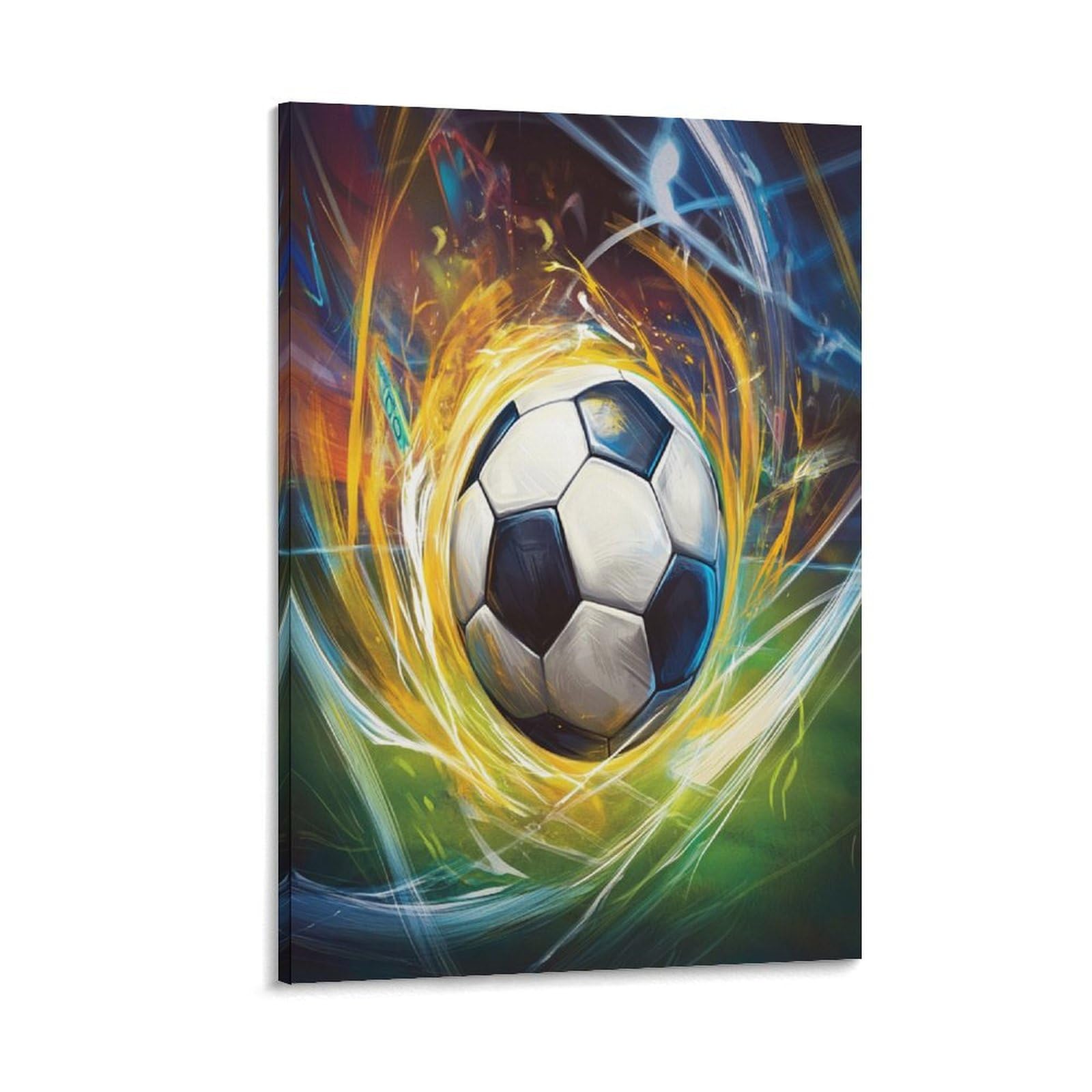 Tableau impression sur toile football 40x60cm image murale maison - 6