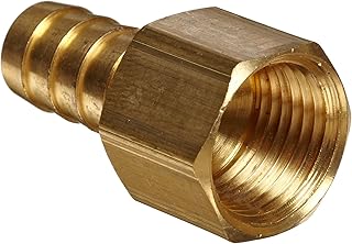 Anderson Metals – 57002-0502 Brass Hose Fitting, Connector, 5/16″ Barb x 1/8″ Female Pipe