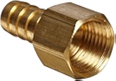 Anderson Metals - 57002-0404 Brass Hose Fitting, Connector, 1/4