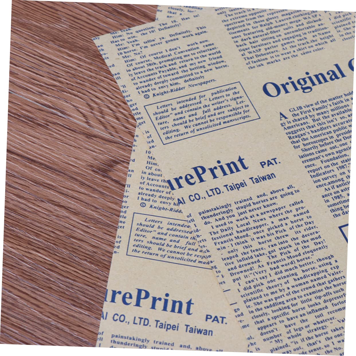 Beavorty Retro-geschenkpapier Aus Zeitungspapier 40 Blatt Kraftpapier-verpackungen Für Blumen Vielseitige Verpackung Für Partygeschenke Bastelarbeiten