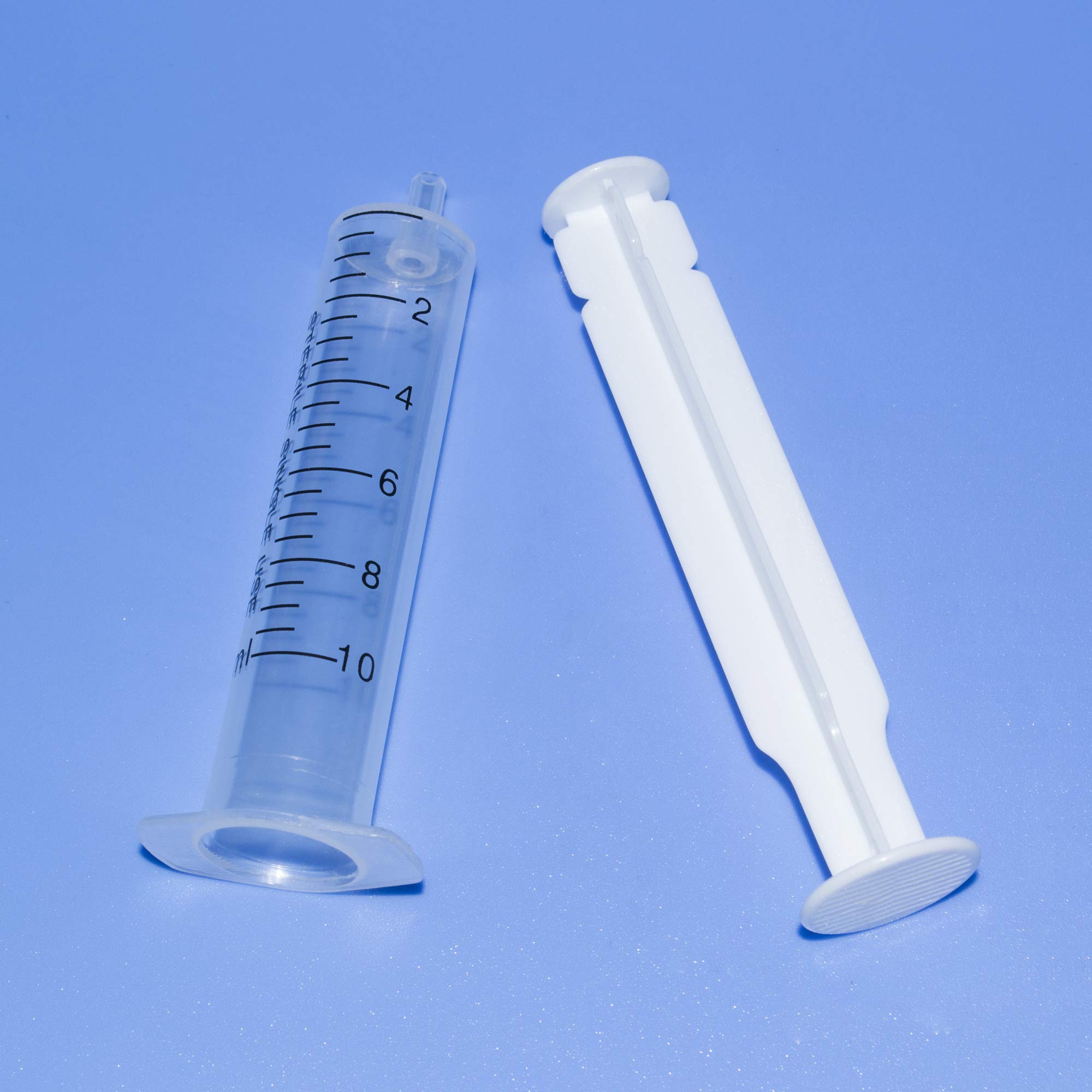 Buy 50Pcs 10ml Syringes Sterile Without Needle No Rubber Ring HPLC