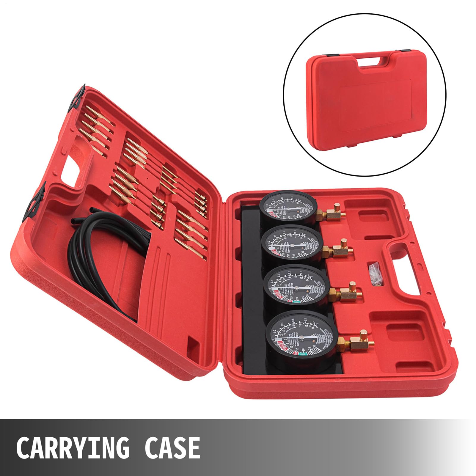 Manómetro De Vacío Para Carburador Herramienta De Reparación Para | Kit de Sincronización de Carburadores para Taller Garaje y en Carretera