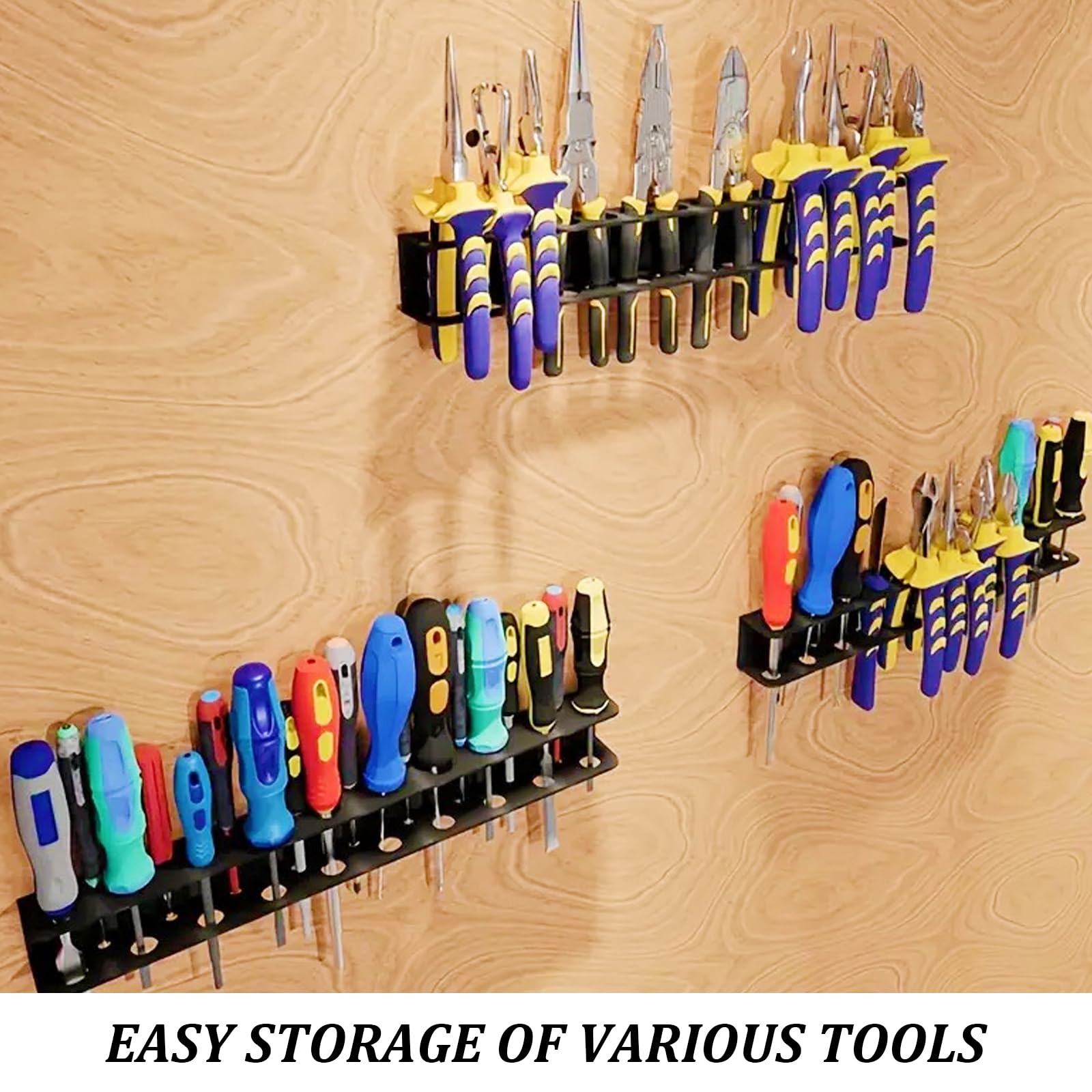 2 Pezzi 40cm Porta Cacciavite Da Parete, Organizer Per Cacciaviti, Supporto Da Parete Per Cacciavite, Organizzatore Cacciavite Per Garage, Officina, Banco Di Lavoro