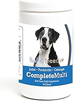 Vista 118 de Healthy Breeds Schnauzer miniatura todo en uno multivitamínico suave masticable 90