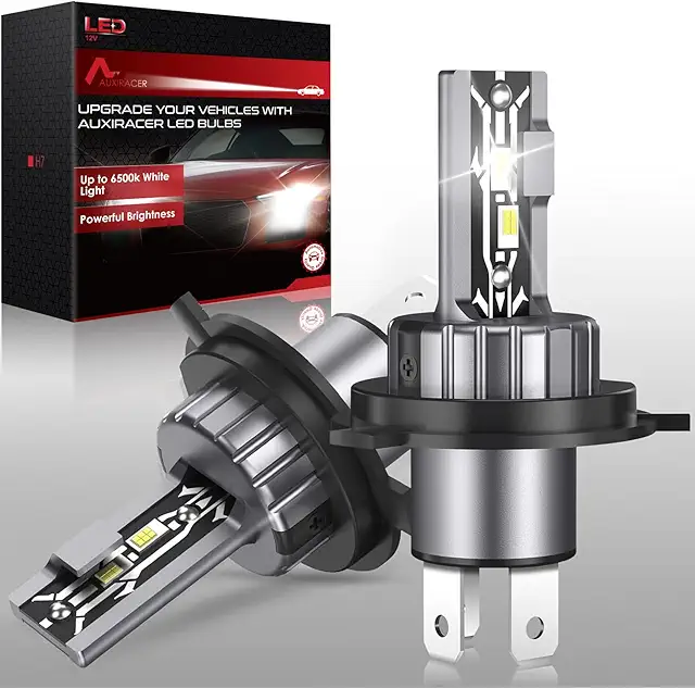 AUXIRACER H4 LED Ampoule 80W 6500K Blanc Froid - Ampoule H4 à LED